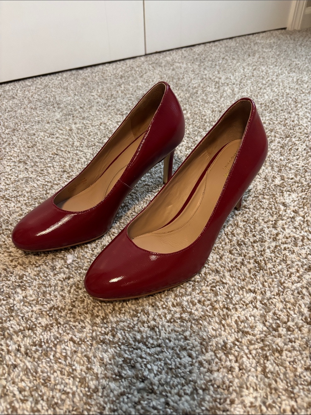 Cole Haan Red Patent Leather Pumps